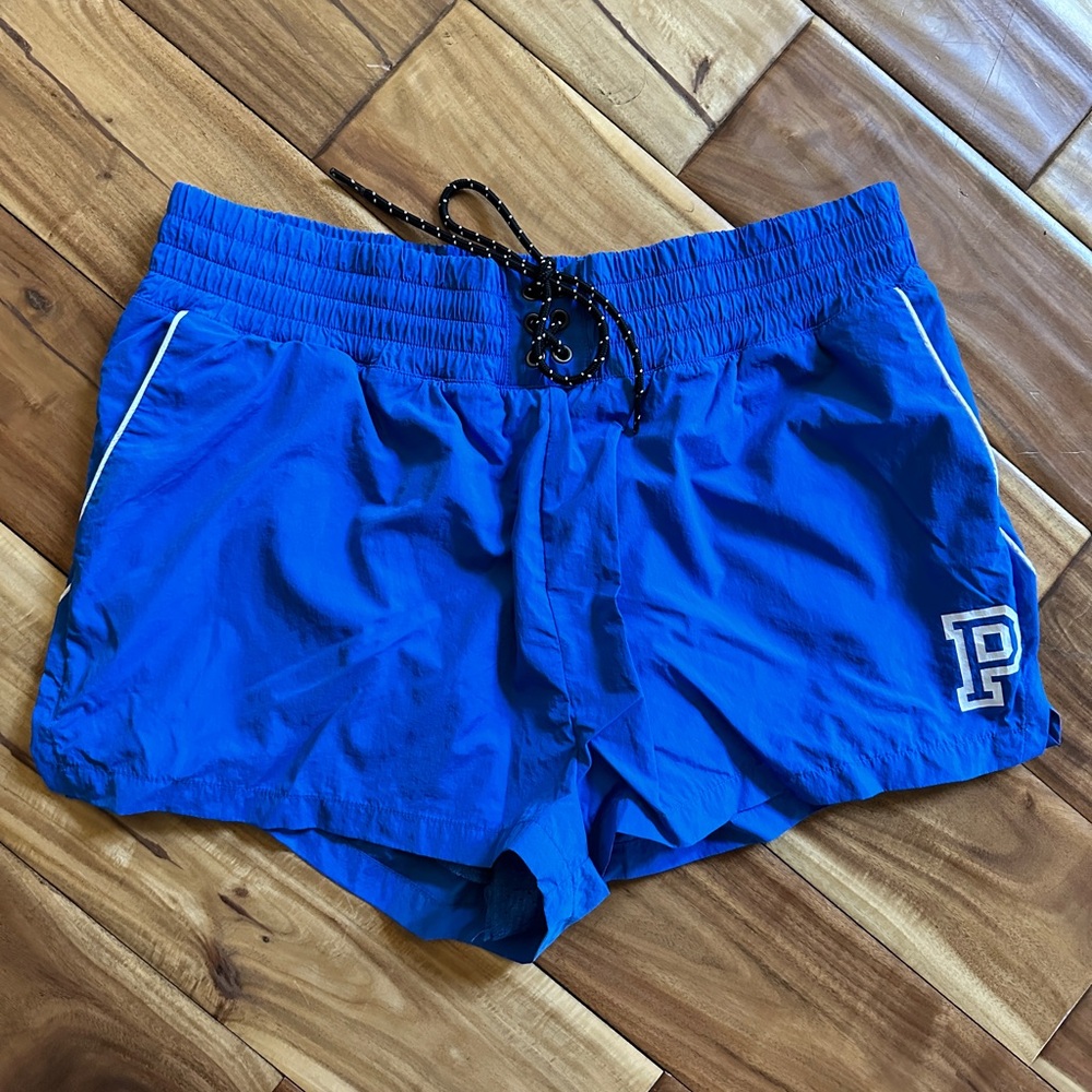 PINK Victoria's Secret Blue Athletic Shorts